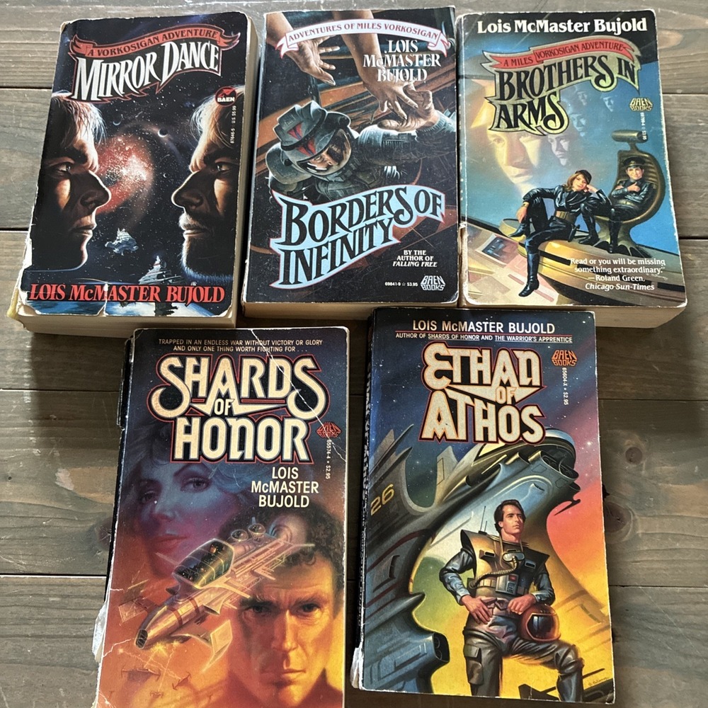 Lot Of 5 Lois McMaster Bujold Paperbacks